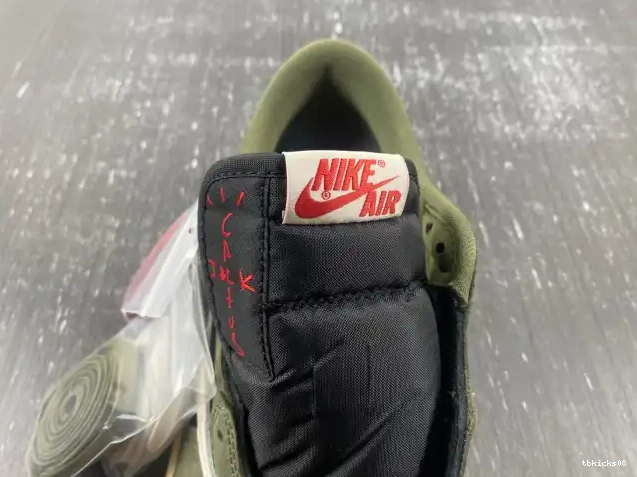 Rep TBkick OG SP 1 SCOTT OLIVE' AIR DM7866-002 X TRAVIS LOW 'BLACK JORDAN 0517